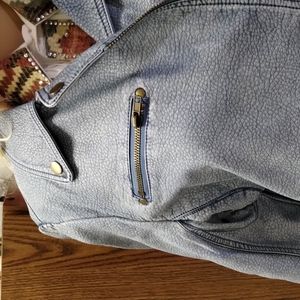 Fantazia vegan leather jacket size M